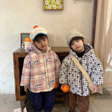 Load image into Gallery viewer, D91253SE- Korean autumn and winter thickened hooded dinosaur bear long-sleeved jacket