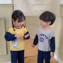 Load image into Gallery viewer, D90787TG- Korean version of contrasting color printing long-sleeved suit