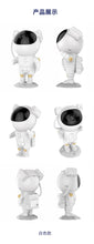 Load image into Gallery viewer, 51501AC-Creative astronaut starry sky projection lamp full of stars projection atmosphere