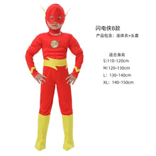 Load image into Gallery viewer, WH91601TG- Halloween COS costume children's performance Avengers hero Spider-Man Hulk Iron Man muscle costume