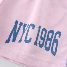 Load image into Gallery viewer, 8437PA-malwee new summer European and American children's stylish letter print sports shorts