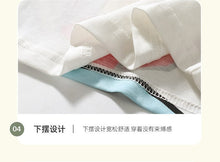 Load image into Gallery viewer, 22023TG-Little maven summer European and American children's wear steel print round neck pure cotton suit