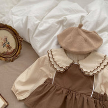 Load image into Gallery viewer, k2591LS-Spring double-layer lapel long-sleeved shirt + sleeveless suspender bag two-piece suit