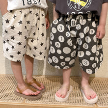 Load image into Gallery viewer, X82023PA-Summer casual loose full print beach 5-point pants