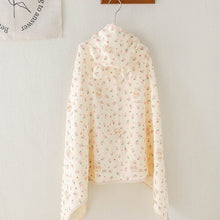 Load image into Gallery viewer, 2041AC-Four Seasons Crepe Cotton Soft Cartoon Hooded Cape