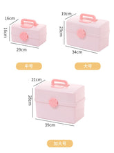 Load image into Gallery viewer, 9356AC-Children's hair accessories storage box, makeup, cute hair rope jewelry box