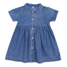 Load image into Gallery viewer, X81399DS-Summer denim suit & dress for siblings