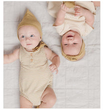 Load image into Gallery viewer, D226142LS-Baby sling bodysuit summer thin triangle vest romper newborn baby sleeveless cotton jumpsuit crawling clothes