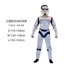 Load image into Gallery viewer, WH91601TG2- Halloween COS costume children's performance Avengers hero Spider-Man Hulk Iron Man muscle costume