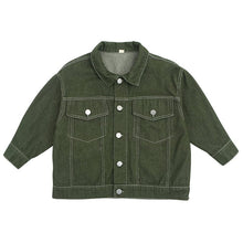 Load image into Gallery viewer, C81119SE-Spring and autumn loose buttoned denim jacket