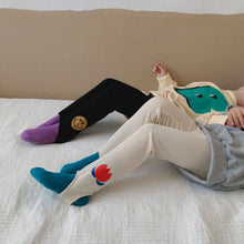 Load image into Gallery viewer, Q90998PA-Girls' foot-stepping leggings for outer wear 2022 new spring and autumn children's pantyhose stylish casual baby pants