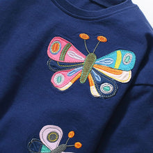 Load image into Gallery viewer, C1115SE-Little maven butterfly pattern long-sleeved cotton children's top