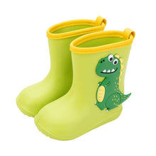 Load image into Gallery viewer, YX1102AC-Children's rain boots boys and girls dinosaur rain boots outdoor waterproof shoes lightweight non-slip rain boots kindergarten water shoes