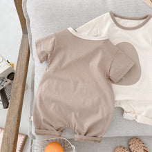 Load image into Gallery viewer, ML679LS-Summer baby super cute belly button print crawling clothes