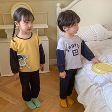 Load image into Gallery viewer, D90787TG- Korean version of contrasting color printing long-sleeved suit