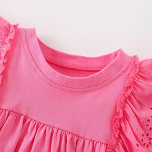 Load image into Gallery viewer, 9229SE-Summer European and American children's casual round neck skirt style short-sleeved top