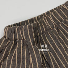 Load image into Gallery viewer, 1212PA-Summer thin Korean style striped cotton shorts