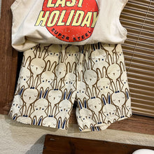 Load image into Gallery viewer, X82023PA-Summer casual loose full print beach 5-point pants