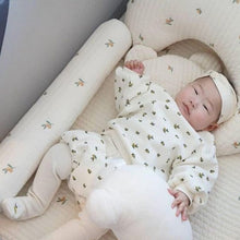 Load image into Gallery viewer, YT069AC-INS Cartoon Moon Embroidery Quilted Pillow & Cylindrical Leg-Clamping Pillow