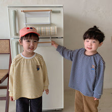Load image into Gallery viewer, Q90578SE-Children's sweatshirt striped boy top 2022 new spring and autumn stylish girl's clothing loose baby long-sleeved T-shirt