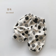 Load image into Gallery viewer, 2262PA-Summer Polka Dot Bamboo Cotton Thin Cropped Pants