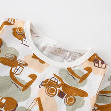 Load image into Gallery viewer, 8771TG-malwee round neck long sleeve children's home two-piece set