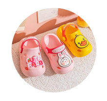Load image into Gallery viewer, D1002AC-New children's slippers for boys and girls, hole shoes, non-slip soft-soled sandals, baby outdoor slippers with closed toe