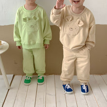Load image into Gallery viewer, Q90920TG-Children's autumn suits boys sports 2022 new spring and autumn children's clothing girls Korean version baby sweater two-piece suit