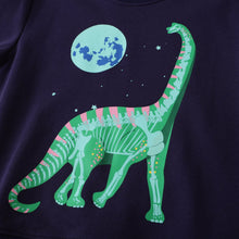 Load image into Gallery viewer, 3162SE-European and American style boy's round neck dinosaur long-sleeved bottoming shirt