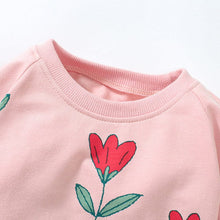 Load image into Gallery viewer, S1627DS-Little maven Girls European and American pure cotton long-sleeved small flower dress