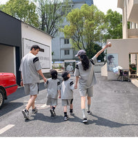 Load image into Gallery viewer, 22B069PCW-Children's suit new parent-child suit sports style street-style family of three or four family suit two-piece suit