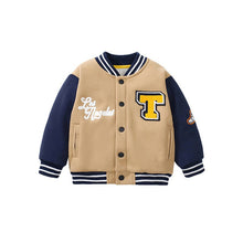 Load image into Gallery viewer, HC1096SE-Autumn and winter European and American style long-sleeved T-shaped baseball plus velvet jacket