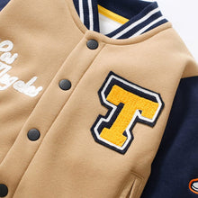 Load image into Gallery viewer, HC1096SE-Autumn and winter European and American style long-sleeved T-shaped baseball plus velvet jacket