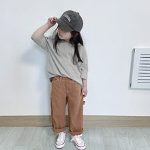 Load image into Gallery viewer, 23003PCW-Spring and summer parent-child wear Japanese casual workwear jeans boys and girls children's sun protection trousers skateboard pants