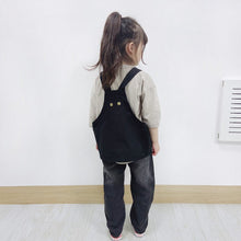 Load image into Gallery viewer, 22115PCW-Spring and summer Japanese style neutral casual ripped jeans parent-child wear