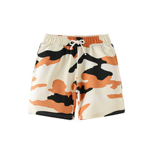 Load image into Gallery viewer, 8464PA-malwee summer European and American children's camouflage print elastic waist shorts