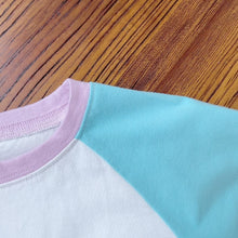 Load image into Gallery viewer, 3220SE-Children's summer color matching T-shirt Korean summer wear ins baby cotton T-shirt thin baby top