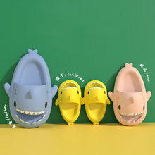Load image into Gallery viewer, (Children's) AC8662-Thick-soled shark EVA slippers for home children's parents and children, non-slip soft-soled baby sandals, indoor children's sandals and slippers for summer