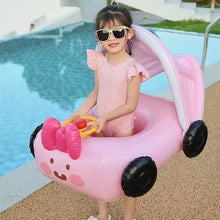 Load image into Gallery viewer, FBH-136AC-Korea ins baby car swimming ring seat ring with sunshade