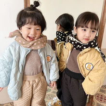 Load image into Gallery viewer, D91118SE-Autumn and winter Korean version of children's thickened velvet diamond pattern long-sleeved jacket