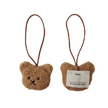 Load image into Gallery viewer, WH81101AC- Korean style bear name tag ins cute bear doll bag pendant children's name tag keychain pendant