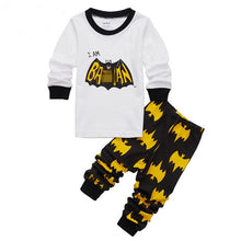 Load image into Gallery viewer, WH91208TG-New children's pajamas boys cotton long-sleeved children's clothing boys and children's small and medium children's home clothes suit