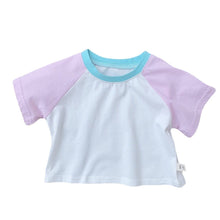 Load image into Gallery viewer, 3220SE-Children's summer color matching T-shirt Korean summer wear ins baby cotton T-shirt thin baby top
