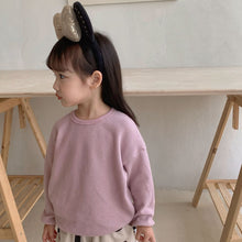 Load image into Gallery viewer, D91026SE-Children's sweatshirt waffle boy autumn clothes 2022 new spring and autumn Korean version girl casual long-sleeved baby top
