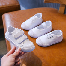 Load image into Gallery viewer, C08AC-White soft-soled children's canvas shoes series