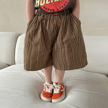 Load image into Gallery viewer, X81990PA-Summer thin striped casual loose shorts
