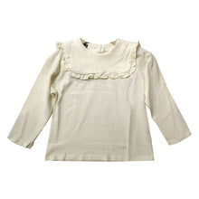 Load image into Gallery viewer, 24D207SE-Children's ins Korean spring new tops for girls and babies with fashionable ladies' style, lapel and ear-shaped parent-child t-shirts