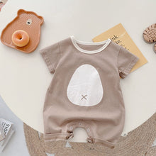 Load image into Gallery viewer, ML679LS-Summer baby super cute belly button print crawling clothes