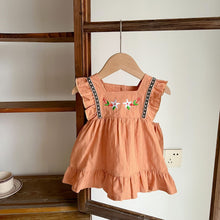 Load image into Gallery viewer, 222S44DS-Summer Korean style vest princess dress & suspender romper & lace top series set