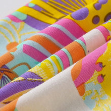 Load image into Gallery viewer, 9536TG- Summer LOVE Horse European and American children's short-sleeved casual round neck top + flowery trousers set